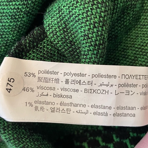 Zara Crop Top Womens M/L Jacquard Festival Sunny Grunge Punk Goth Y2K Party - Picture 8 of 10